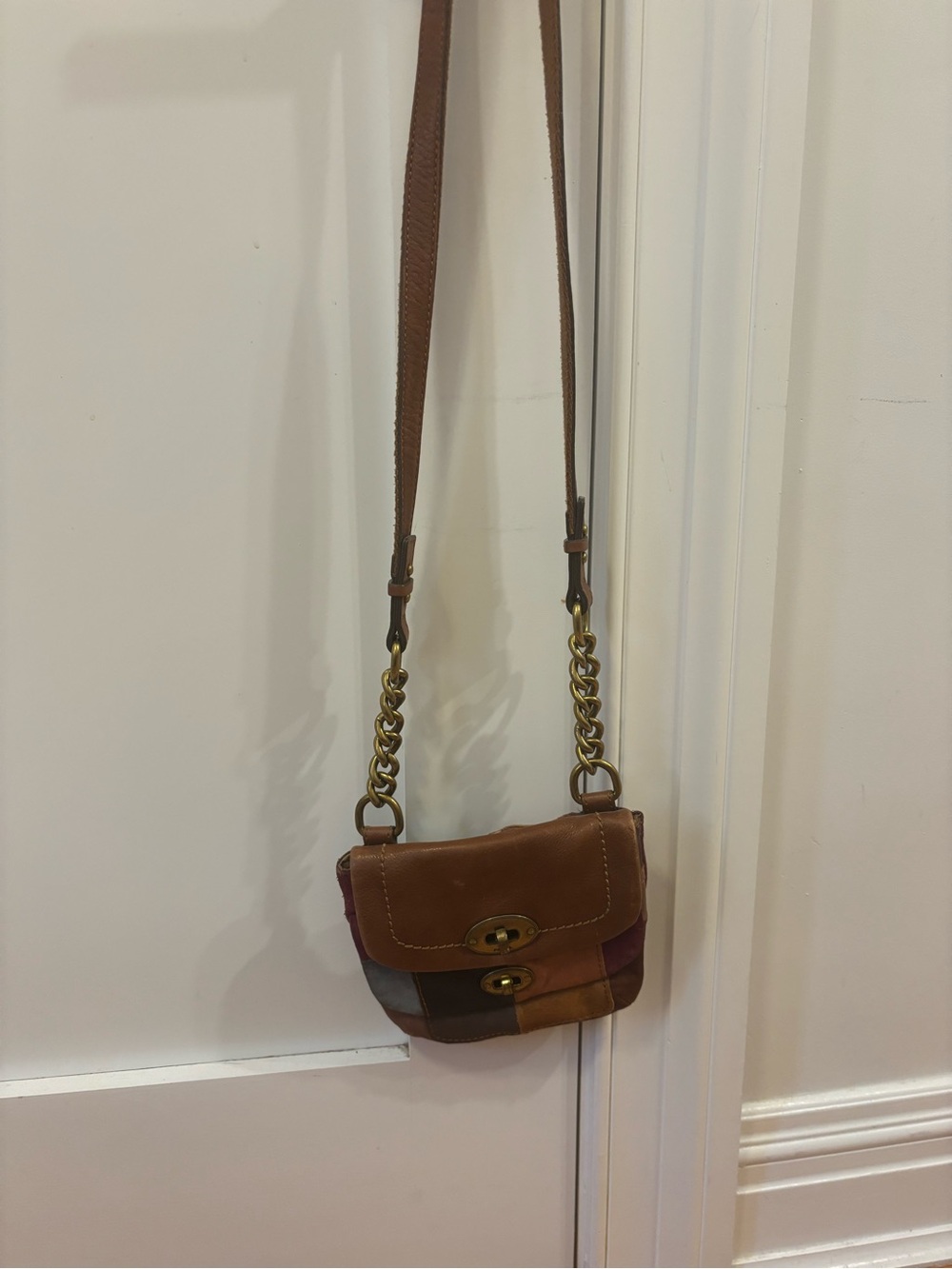 Fossil Multicolor Patchwork crossbody bag - Picture 2 of 4
